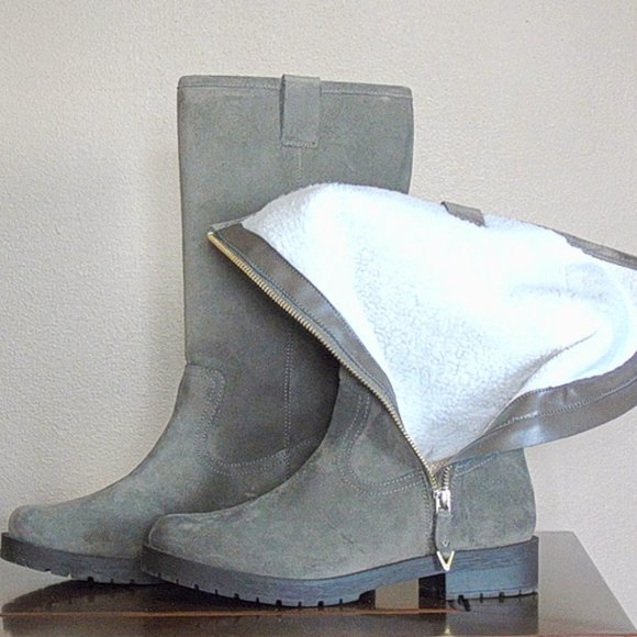 Women's Vionic Suede Textured Snow Boots Size US 5.5 Never Worn - Picture 7 of 13